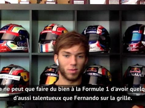 Formule 1 Gasly Le retour d Alonso Ce serait incroyable فيديو