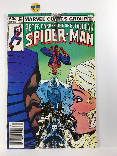 The Spectacular Spider Man 82 1983 Fn VFn Key 1 St Battle Punisher