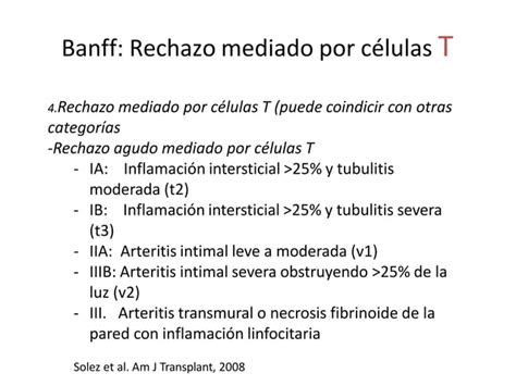 RECHAZO AGUDO EN TRASPLANTE RENAL PPT