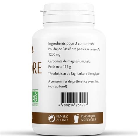 Passiflore Bio 400mg 300 Comprimés