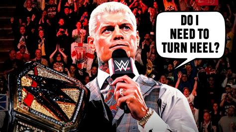 Is Cody Rhodes Potentially Ready To Turn Heel Major Issues This WWE