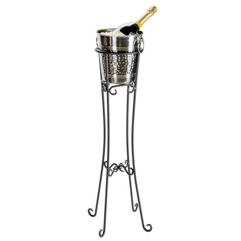 American Metalcraft Wb Qt Hammered Stainless Steel Wine Bucket