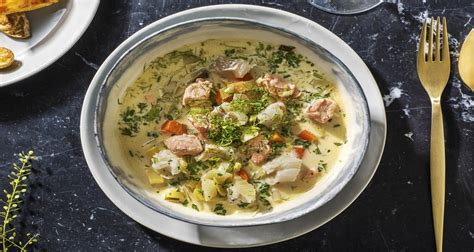 Luxe Vispannetje Met Zalm Kabeljauw En Koolvis Recept HelloFresh