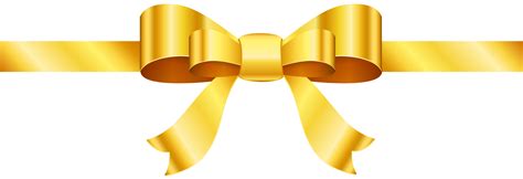 Gold Bow Png Clipart Png Mart