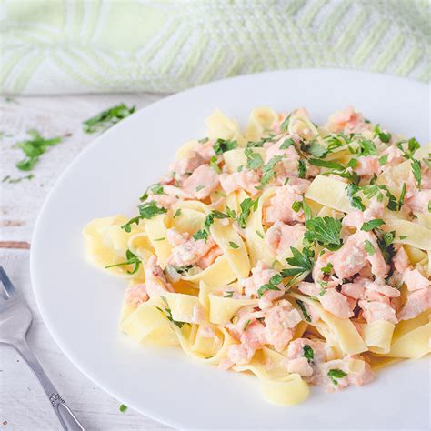 Recette Tagliatelles Au Saumon La Sauce Au Citron