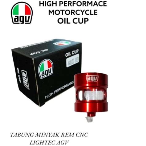 Promo Agv Tabung Minyak Rem Cnc Model Lightec Tabung Big Universal