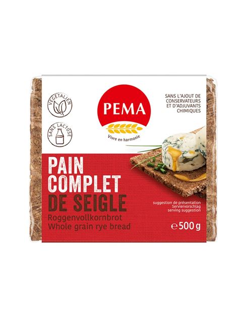 Pain Complet De Seigle Pema Produit Du Produits Du Monde