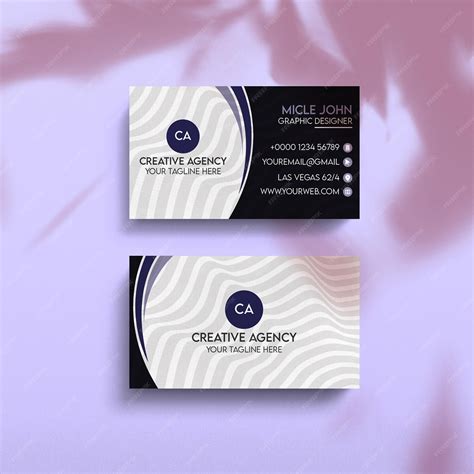 Premium Vector | Ai Vector Modern and High Quality Professional Business Card Template