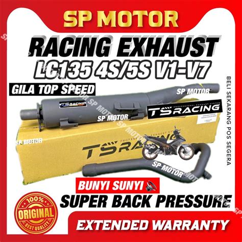 Ts Racing Super Back Pressure Exhaust Lc V V Mm Mm Mm Ekzos