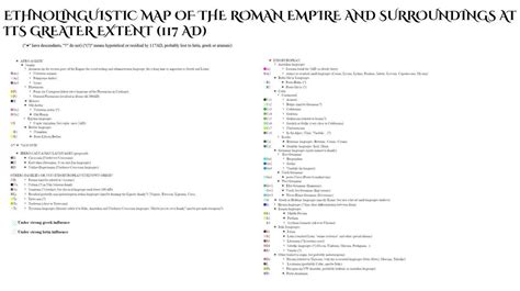 Ethnolinguistic Map Of The Roman Empire At Ad Maps On The Web