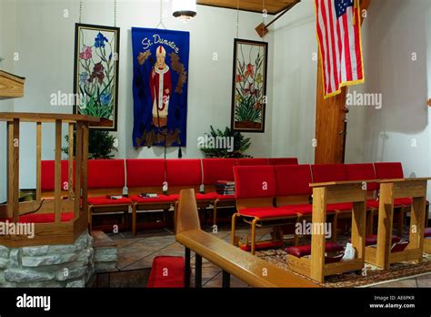 Interior of Anglican Church Stock Photo - Alamy