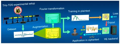 Secure Deep Learning For Intelligent Terahertz Metamaterial Identification