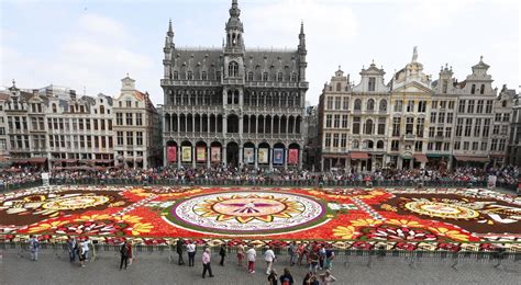 Plus De Personnes Ont Vu Le Tapis De Fleurs De La Grand Place