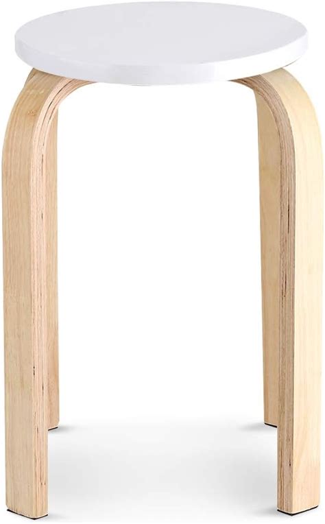 Stapelbare Hocker Holzhocker Wei K Chenhocker Hocker Holz Rund