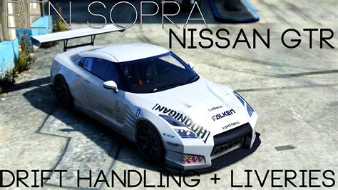 Ben Sopra Nissan GTR Drift Handling + Liveries - GTA5-Mods.com