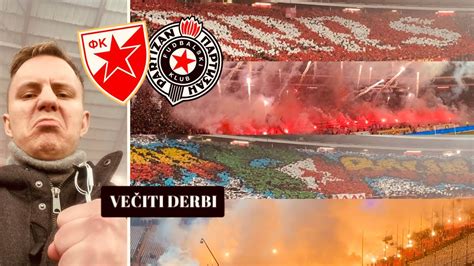 Craziest Derby Of All Pyro Tifos Explosions Crvena Zvezda