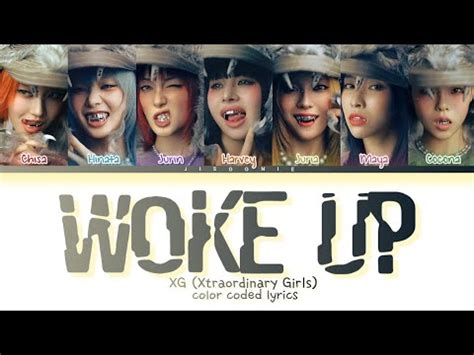 XG WOKE UP Lyrics Color Coded Lyrics YouTube