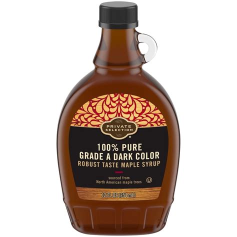 Private Selection Pure Grade A Dark Color Robust Taste Maple Syrup