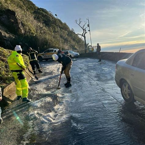 Santa Catarina Geada Congela Pista Da Serra Do Rio Do Rastro Assista