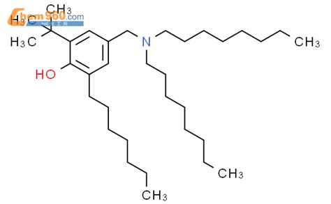 100004 13 5 Phenol 2 1 1 Dimethylethyl 4 Dioctylamino Methyl 6