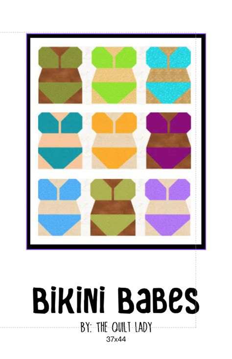 Bikini Quilt Kit Block Kit