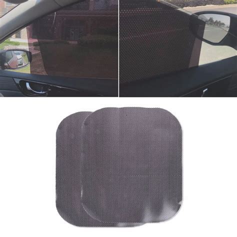 2pcs Car Sun Shade Uv Electrostatic Stickers Car Sunscreen Window Film Sunshade Stickers 63x43cm