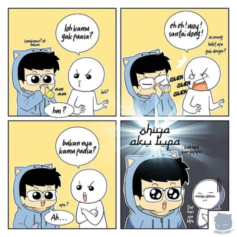 10 Komik Lucu 'Bulan Puasa' Ini Lika-likunya Bikin Ngakak