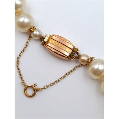 A Fabulous Vintage Ciro Cultivated Pearl Necklace Set With 9 Carat