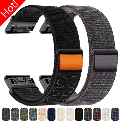 Correa De Nailon Para Garmin Fenix 7X 7 Pro Fenix 6X 6 5X 5Plus Correa