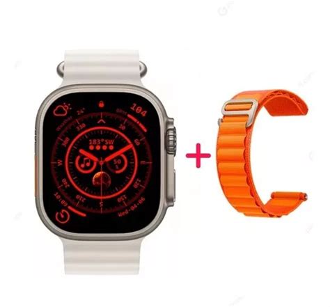 Relógio Smartwatch Iwo Zd8 Ultra Max 49mm A Prova D agua