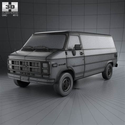 Gmc Vandura Panel Van 1992 Car 3d Models Store