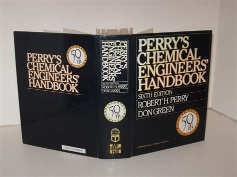 Perry S Chemical Engineers Handbook 6th Edition Robert H Perry And