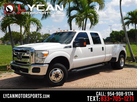 Used 2014 Ford F 350 SD XLT Crew Cab Long Bed DRW 4WD For Sale In Miami