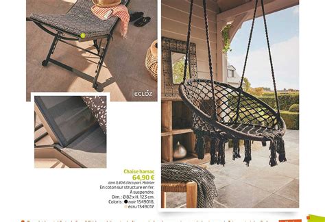 Promo Chaise Hamac Chez Jardiland ICatalogue Fr