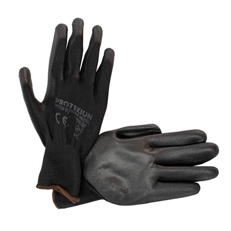 GUANTE NYLON PALMA POLIURETANO NEGRO PROTEXIÓN PROTEX S A S