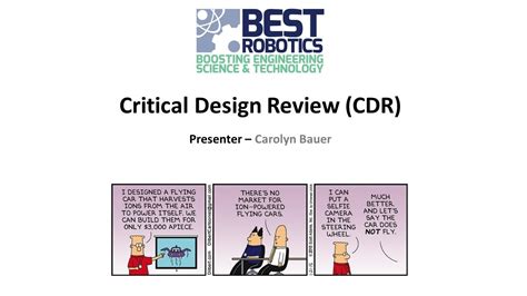 2022 Kickoff Critical Design Review Cdr Youtube