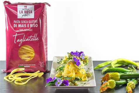 Tagliatelle Primaverili Senza Glutine Di Mais E Riso Pastificio La Rosa