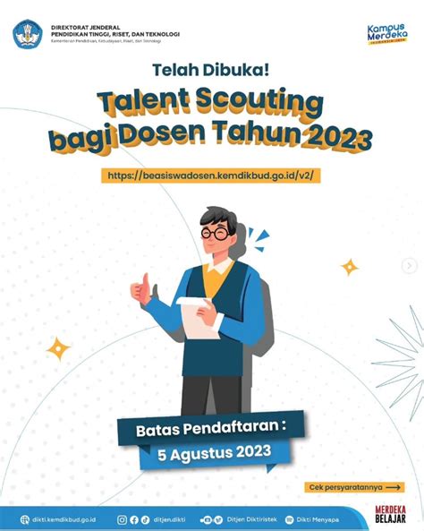 Program Talent Scouting Bagi Dosen Tahun 2023