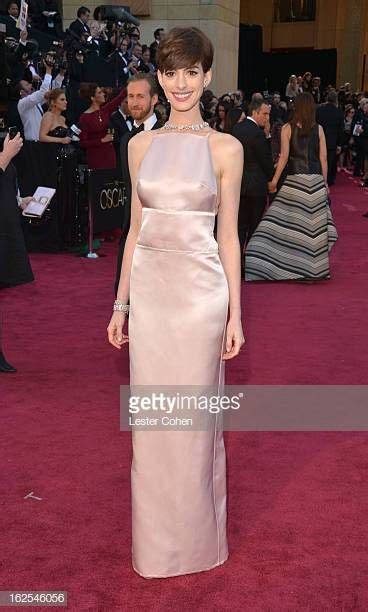 The Actress At The Oscars Wearing An Elegant Gown