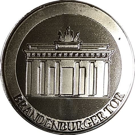 Token Berlin Brandenburger Tor Fernsehturm República Federal De Alemania Numista