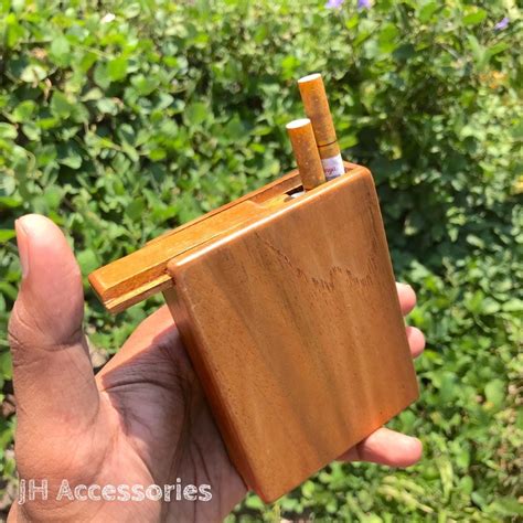 Jual Box Wadah Rokok Filter Kretek Tingwe Kayu Jati Keren Shopee