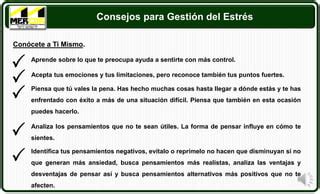 Manejo y prevencion del estrés laboral pdf Descarga Gratuita