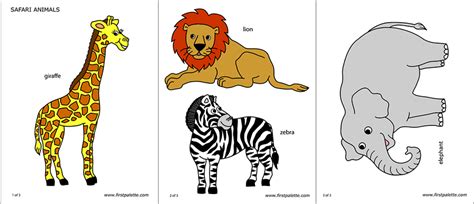 Print Free Animal Templates Printable - moksliukesgeras