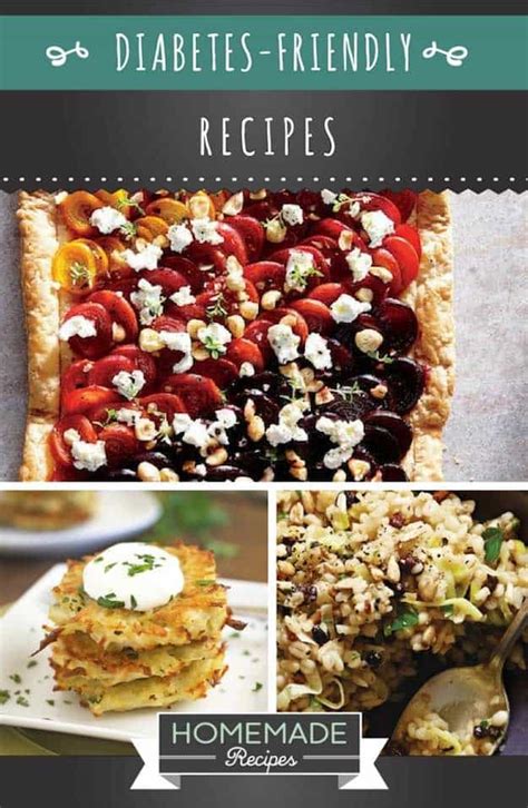 diabetes friendly recipes cover image - Homemade Recipes