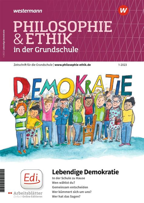 Philosophie Ethik In Der Grundschule Jahrgang Westermann