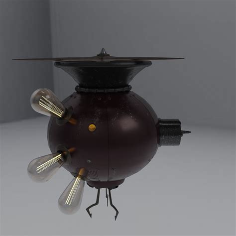 Drone Steampunk 3D model | CGTrader