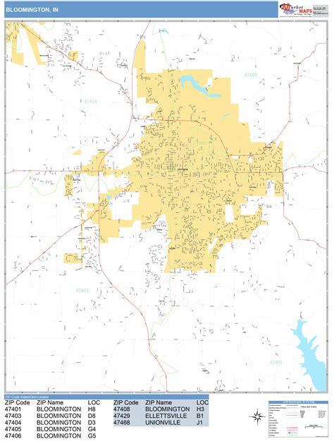 Map Indiana Bloomington - Middle East Political Map