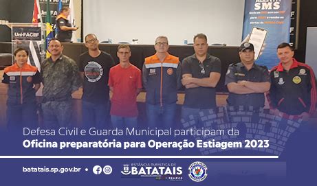 Defesa Civil E Guarda Municipal Participam Da Oficina Preparat Ria Para