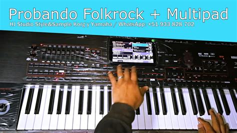 Folkrock De Yamaha Psr En Korg Pa X Youtube