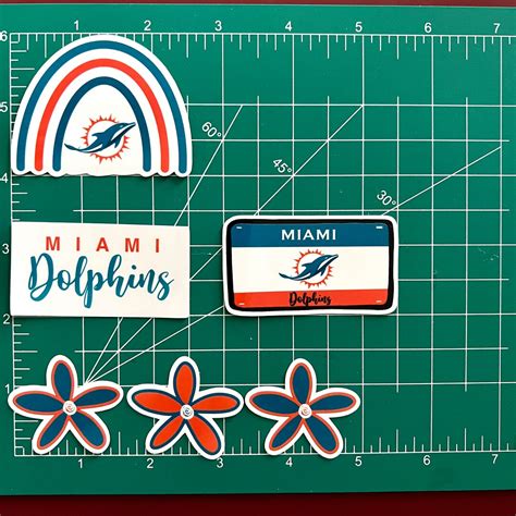 Miami Dolphins Stickersperfect Gift Miami 305 - Etsy